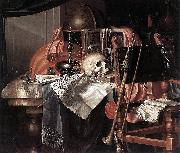 Franciscus Gysbrechts Vanitas oil painting